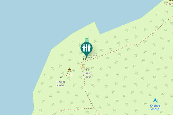 Map showing location of Ilyanskiy selskiy Sovet Toilet