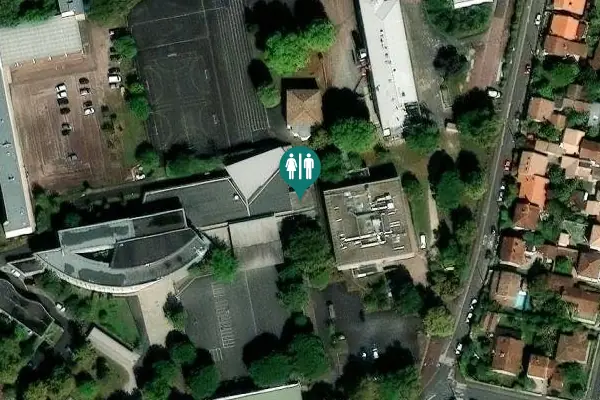 Satellite view of Avenue de Thouars 52 Toilet