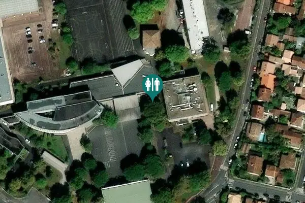 Satellite view of Avenue de Thouars 52 Toilet