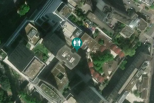 Satellite view of Rampe Finlay Toilet