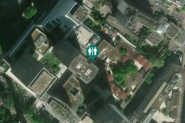 Satellite view of Rampe Finlay Toilet