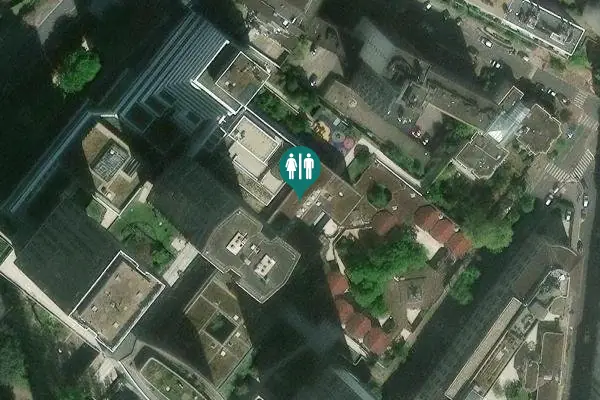 Satellite view of Rampe Finlay Toilet