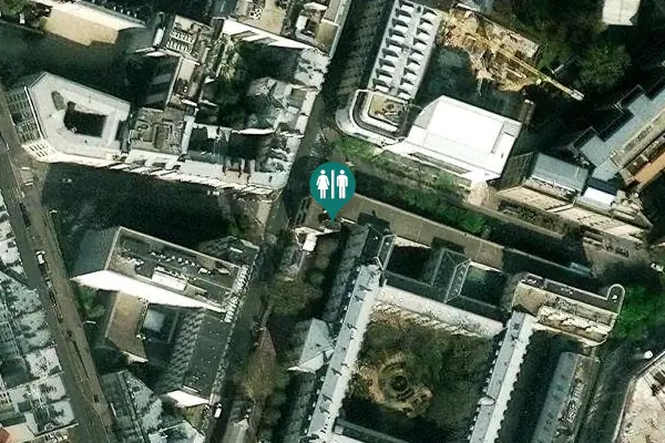 Satellite view of Rue d'Ulm 42 Toilet
