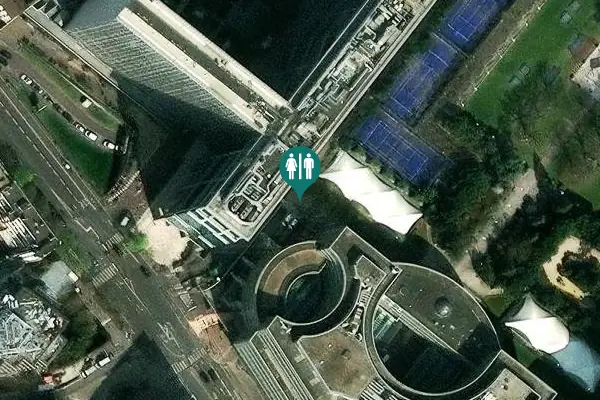 Satellite view of Allée du Capitaine Dronne 25 Toilet