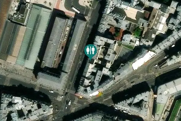 Satellite view of Rue du Faubourg Saint-Denis 172 Toilet