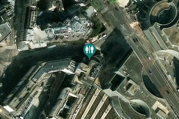 Satellite view of Rue du Cotentin 7 Toilet