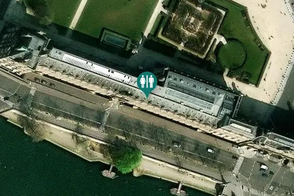 Satellite view of Carousel Garden Toilet
