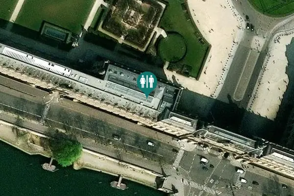 Satellite view of Carousel Garden Toilet