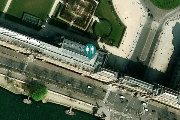 Satellite view of Carousel Garden Toilet