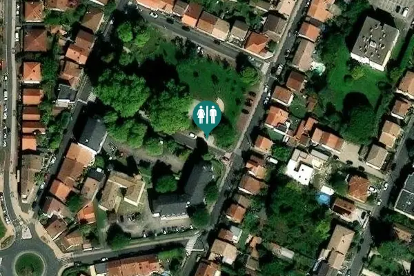 Satellite view of Rue Parmentier 5 Toilet