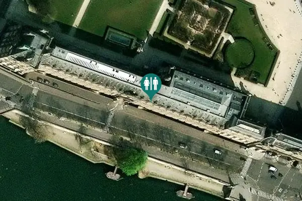 Satellite view of Carousel Garden Toilet