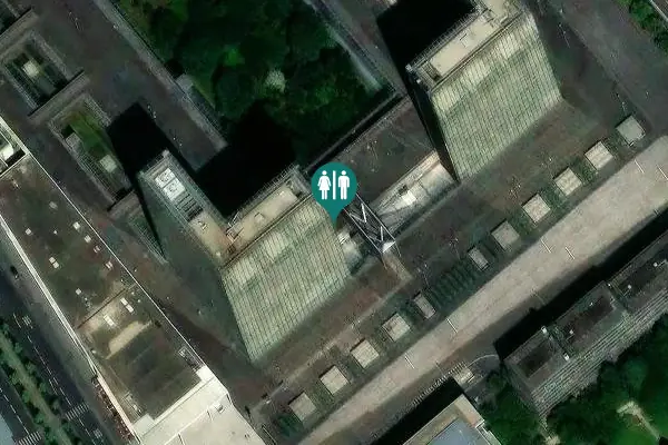 Satellite view of Entrée Est Toilet
