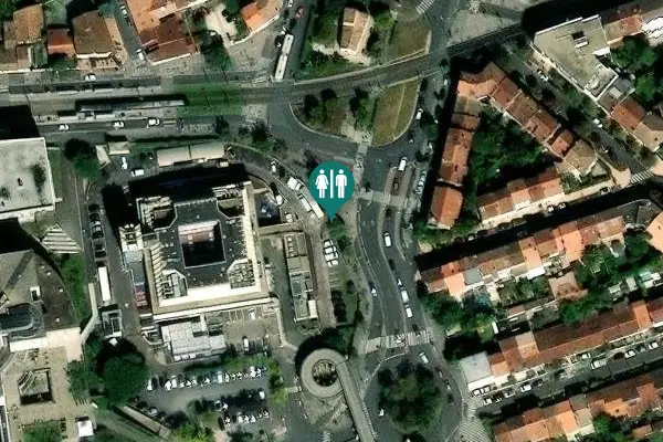 Satellite view of Rue de Canolle Toilet