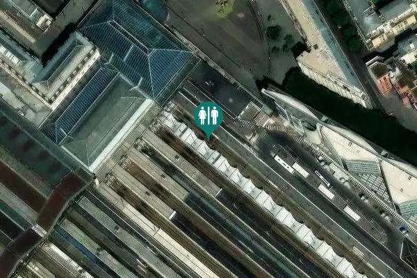 Satellite view of Rue de Chalon 5 Toilet