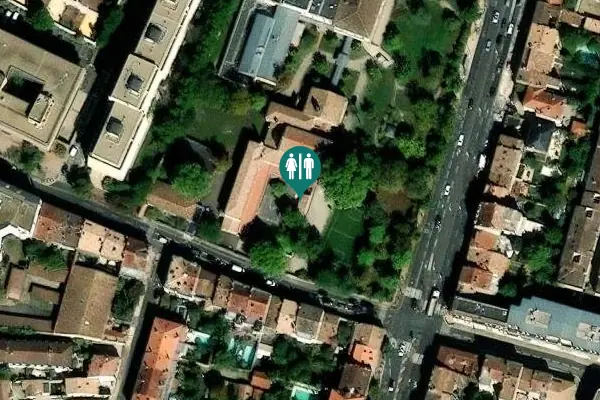 Satellite view of Rue de l'École Normale 5 b Toilet