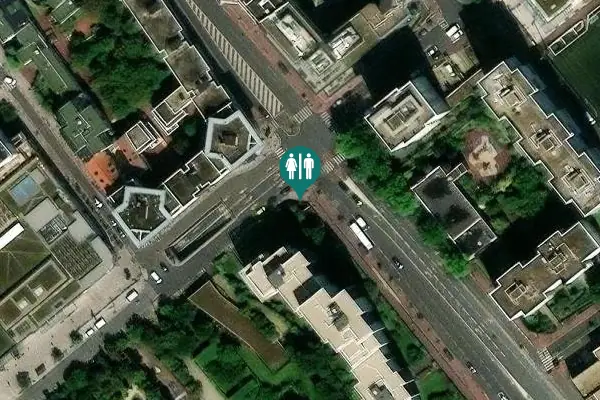 Satellite view of Rue Victor Hugo 15 Toilet