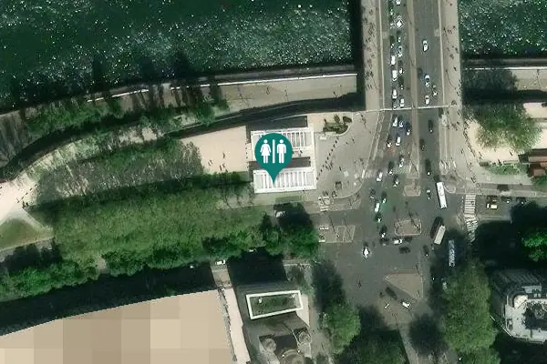 Satellite view of Quai Branly Toilet