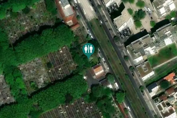 Satellite view of Avenue de l'Est Toilet
