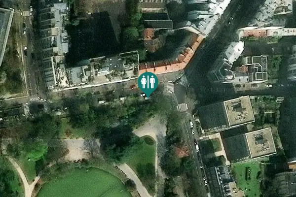 Satellite view of Avenue Reille 28 Toilet