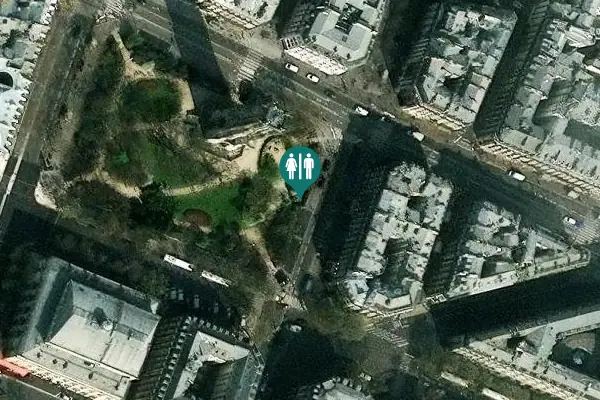 Satellite view of Allée Waslaw Nijinsky Toilet