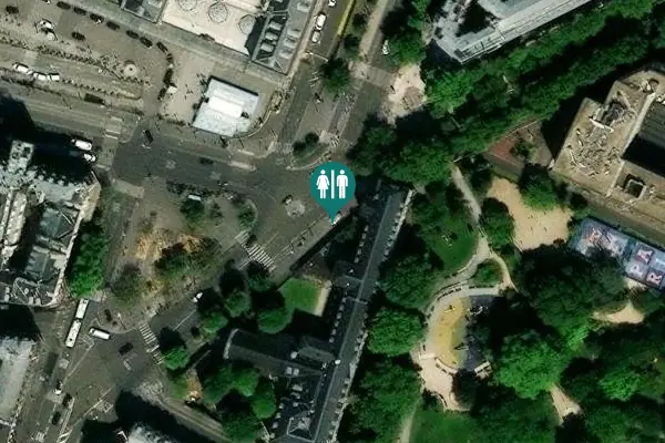 Satellite view of Rue du Faubourg Saint-Martin Toilet