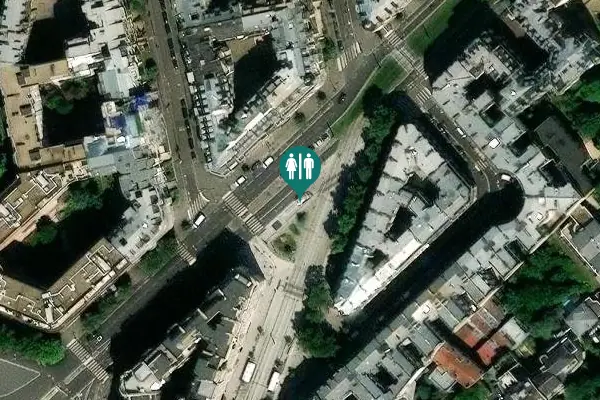 Satellite view of Boulevard Gouvion-Saint-Cyr Toilet