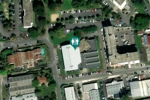 Satellite view of Rue Alfred de Musset 4 Toilet