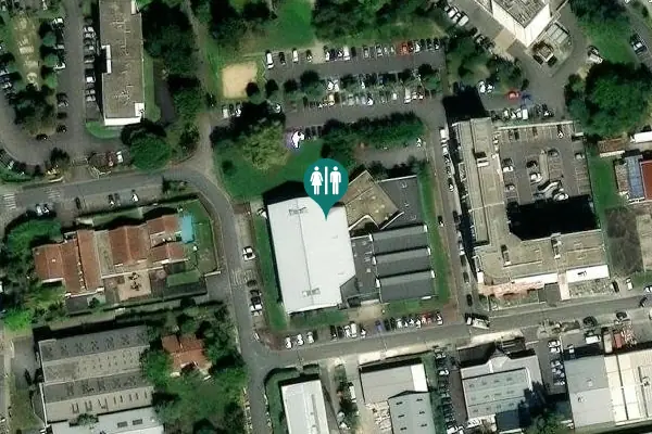Satellite view of Rue Alfred de Musset 4 Toilet
