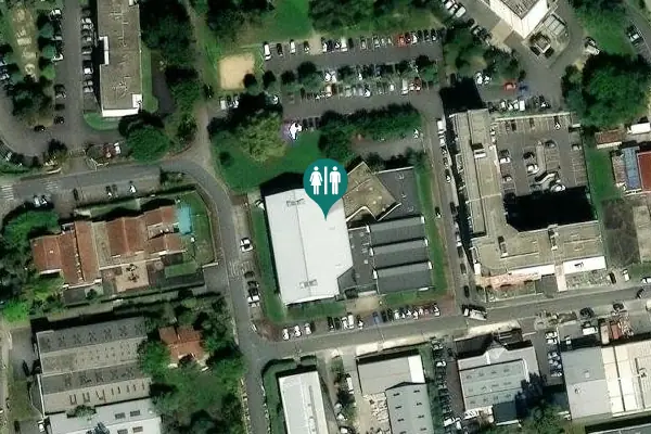 Satellite view of Rue Alfred de Musset 4 Toilet