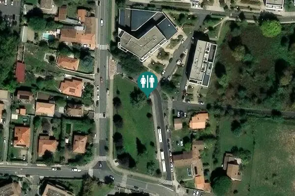 Satellite view of Place de Courrejean Toilet