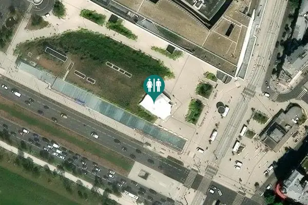 Satellite view of Paris Toilet