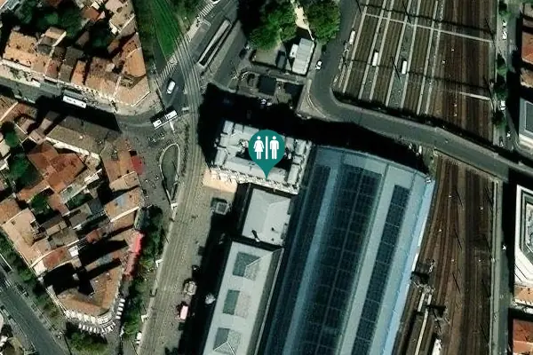 Satellite view of Parvis Louis Armand Toilet