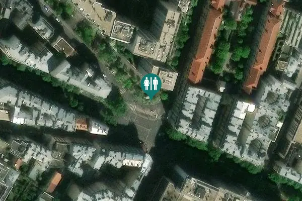 Satellite view of Rue de l'Abbé Groult 139 Toilet