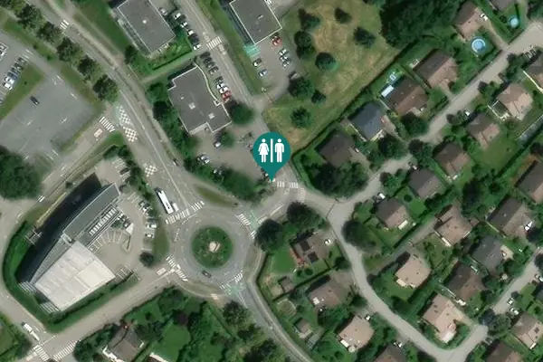 Satellite view of Rue Blaise Pascal Toilet
