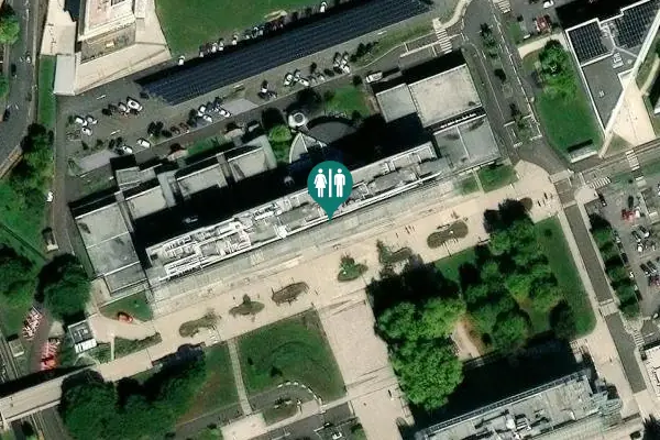 Satellite view of Talence Toilet