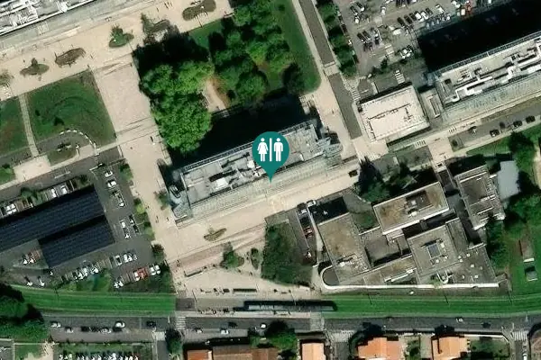 Satellite view of Talence Toilet