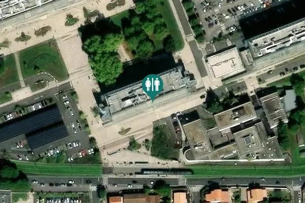 Satellite view of Talence Toilet
