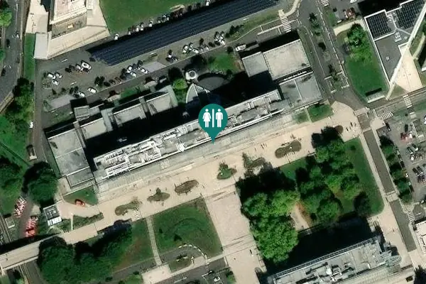 Satellite view of Talence Toilet