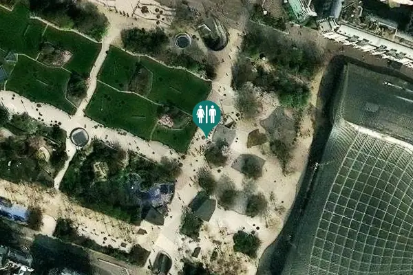 Satellite view of Allée André Breton 12 Toilet