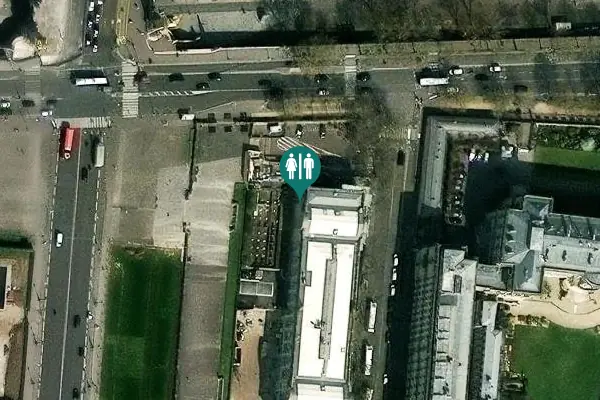 Satellite view of Rue Robert Esnault-Pelterie 2 Toilet