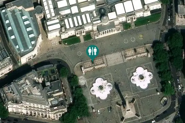 Satellite view of Trafalgar Square Toilets