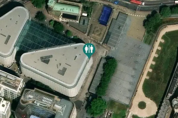 Satellite view of Gloucester Court Toilet