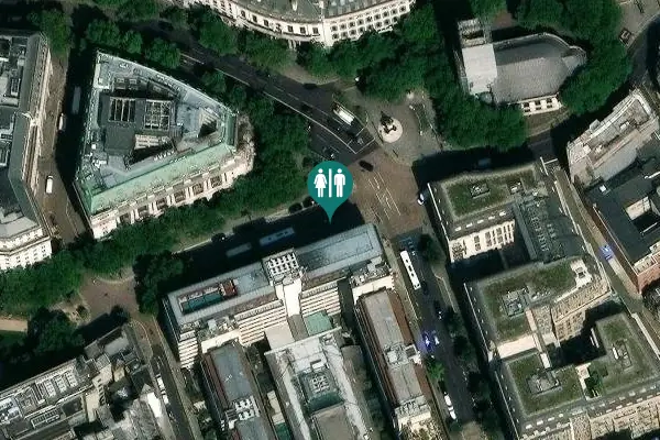 Satellite view of Strand 180 Toilet