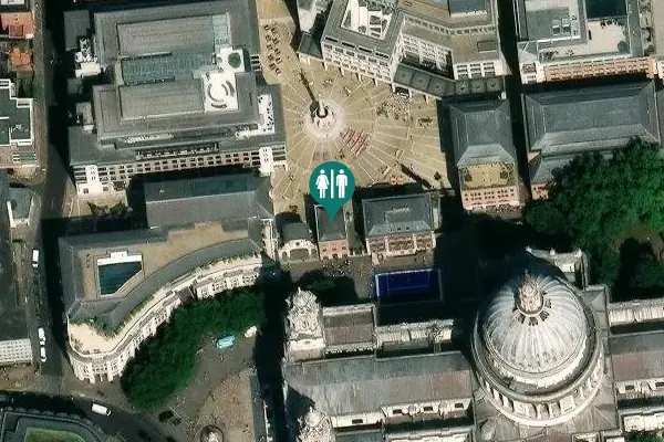 Satellite view of Paternoster Square 2 Toilet