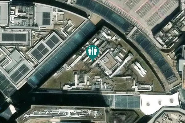 Satellite view of Montfichet Road Toilet