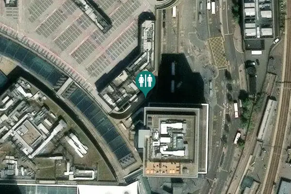 Satellite view of Montfichet Road Toilet