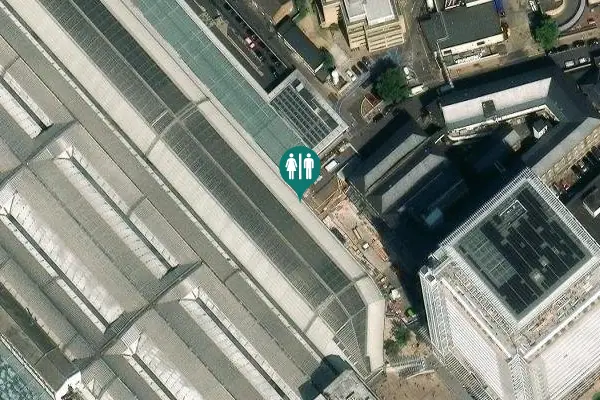 Satellite view of South Wharf Road Toilet