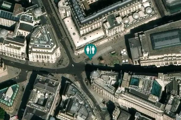 Satellite view of Threadneedle Street Toilet