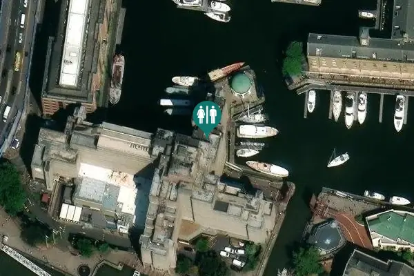 Satellite view of St. Katharine's Way Toilet