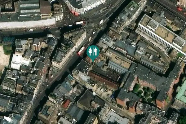 Satellite view of Borough High Street 75-77 Toilet